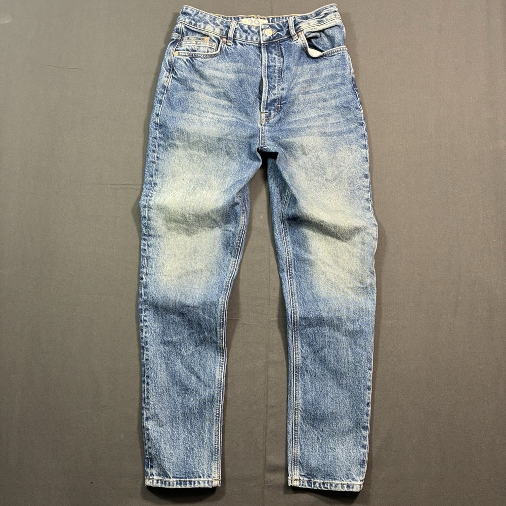 We The Free Twenty Nine Jeans Women's Size 29 Blue Denim High Rise Straight Leg